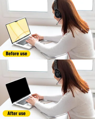 Vista 5 de F FORITO Protector de pantalla magnético de privacidad compatible con MacBook Pro de 13 pulgadas (2016, 2017, 2018, 2019, 2020, 2021, 2022, M1, M2)