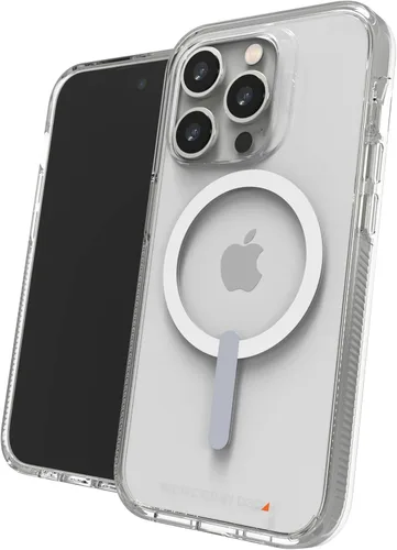 GEAR4 ZAGG Crystal Palace - Funda compatible con iPhone 14 Plus, funda transparente para iPhone, protección contra caídas D30 (13 pies/13.1 ft),