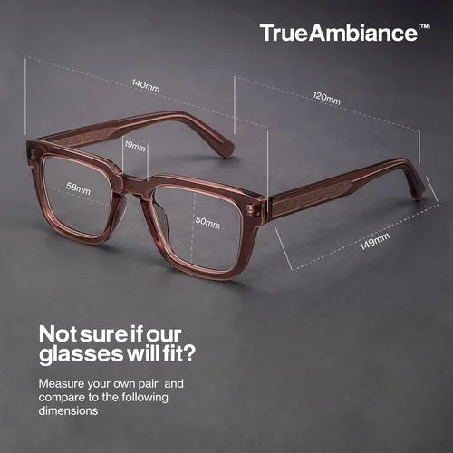 Vista 6 de Colorado Home Co Clear Blue Light Blocking Glasses for Computer, Anti Eye Strain Office Screen Glasses for Men & Women