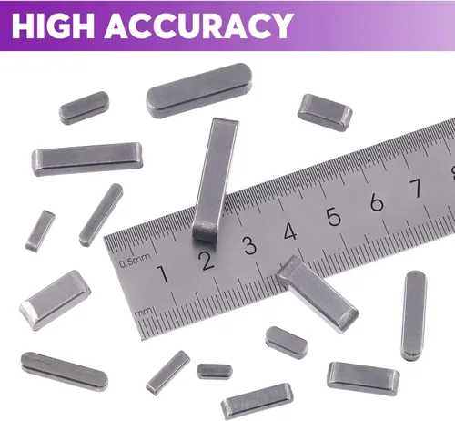 Vista 3 de Swpeet 140Pcs 16 Tamaños Juego de Llaves de Pluma de Extremo Redondo de Acero al Carbono 3 mm, 4 mm, 5 mm, 6 mm Juego de Llaves de Eje de Impulsión