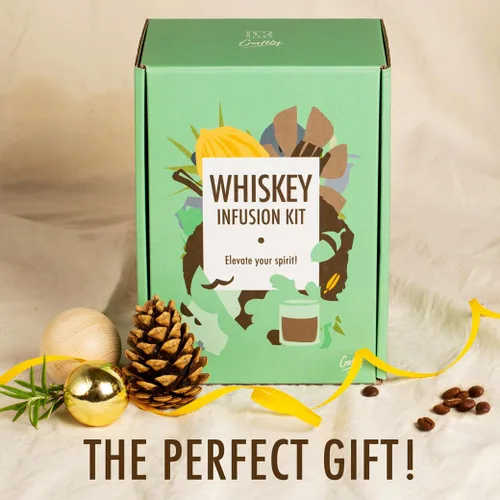 Vista 8 de Tequila Infusion Kit by Craftly Plant-Based Infusions for Cocktails Tequila Set for him Birthday Gift for Men & Women Spices & Bottle