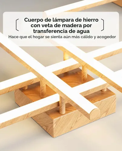 Vista 3 de Lámpara de techo moderna Sputnik LED regulable con control remoto, iluminación de techo negra empotrada, lámpara de techo para dormitorio, estudio