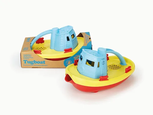 Vista 7 de Green Toys, Remolcador, azul