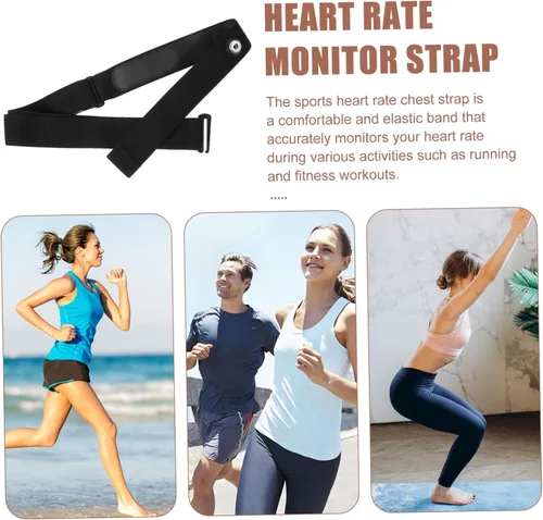 Vista 4 de Correa de frecuencia cardíaca Blaclight Blackets Blacksto e Blacw Blackriflecoffee Correa de repuesto para el pecho para frecuencia cardíaca Correa