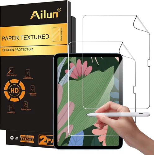 Vista 9 de Ailun Protector de pantalla con textura de papel para iPad Air 4/5 generación [10.9 pulgadas, 2022 5ª y 2020 4ª generación], iPad Pro de 11 pulgadas
