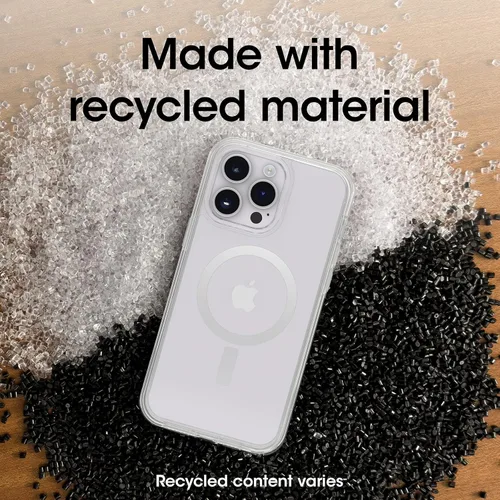 Vista 5 de OtterBox Funda para iPhone 14 Pro Max (SOLAMENTE) Serie Symmetry+ - Transparente, Ultra-Elegante, Se Ajusta a MagSafe, Bordes Elevados Protegen