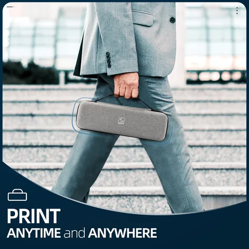 Vista 8 de Funda de transporte portátil compatible con Pooolitech MT810/HPRT MT810/MT610/MT620, impresoras portátiles, impermeables, a prueba de golpes