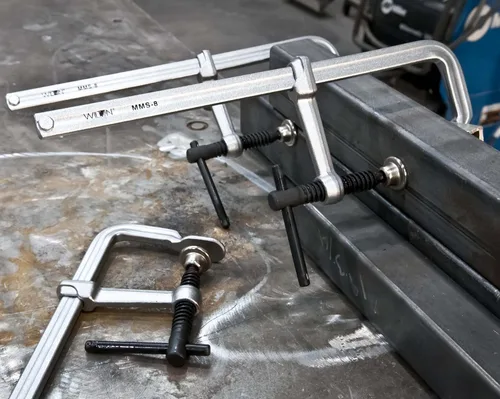 Vista 5 de Wilton Mini abrazadera F, apertura de 4.0 in (4.0 in) garganta, 400 Lbs. fuerza de sujeción (Modelo MMS-4)