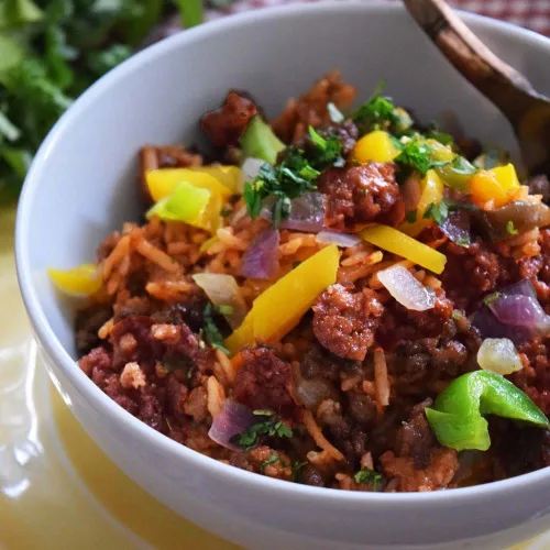 Vista 3 de Loma Linda - Sustitutos de carne a base de plantas una lata (50 onzas) (hamburguesa vegetariana)