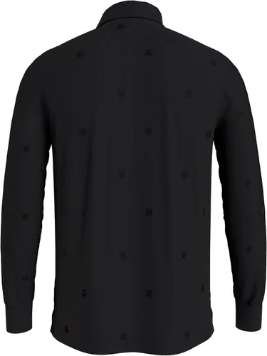 Vista 2 de Tommy Hilfiger Polo de manga larga para hombre en ajuste regular