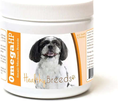 Vista 44 de Healthy Breeds Siberian Husky Omega HP - Masticables suaves para piel y pelaje, 90