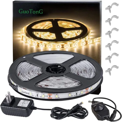 Vista 10 de Unidades de tiras de luz LED a prueba de agua, SMD 2835 LEDs 12V, Tiras de luz de cinta LED de 12V