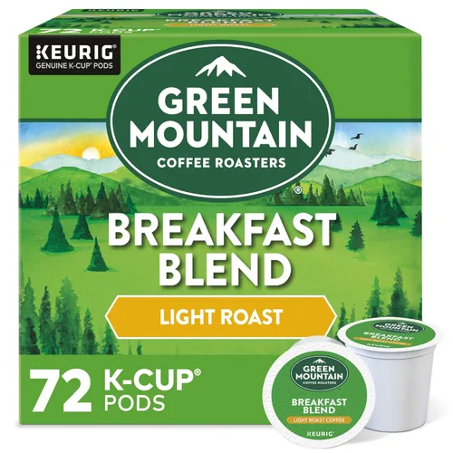 Vista 28 de Green Mountain Coffee Roasters Breakfast Blend Cápsulas Keurig K-Cup de una sola porción, café tostado ligero, 96