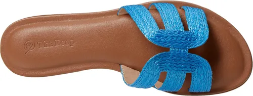 Vista 5 de The Drop Monika - Sandalias planas de meter con banda en H para mujer