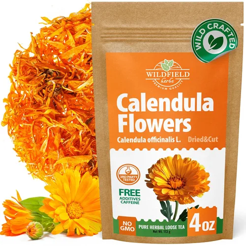 Vista 78 de 1 oz. Té de hierbas de pétalos de girasol (Petala Helianthi) – 0.99 oz de pétalos de girasol secos Té de Pétalos de Girasol