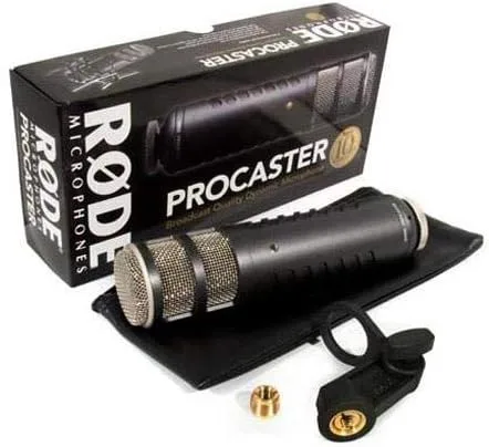 Vista 3 de Rode Procaster Broadcast Dynamic Vocal Micrófono, Negro