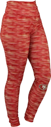 Vista 44 de Zubaz NFL Mallas para mujer de longitud completa de cintura alta básica 1.0