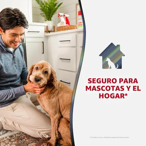 Vista 8 de Nature's Miracle Eliminador avanzado de manchas y olores para perros, aroma fresco, fórmula enzimática severa para líos difíciles de mascotas, 1