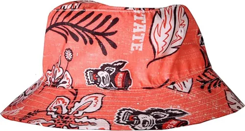 Vista 43 de Wes and Willy Sombrero de pescador floral vintage hawaiano para hombre