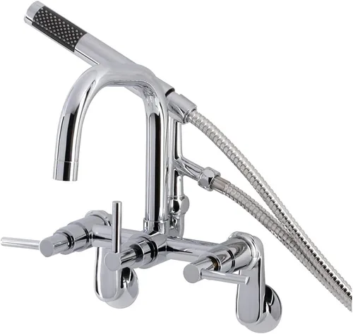 Vista 12 de Kingston Brass AE8457DL Concord Clawfoot - Grifo de bañera (11,69 x 9,25 x 10), latón cepillado