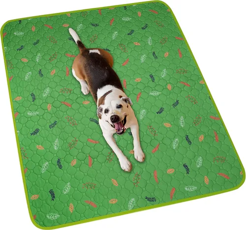 Vista 33 de Sunheir - Almohadillas lavables reutilizables para orina perros y entrenar mascotas, diseñadas para parques de juegos interiores, impermeables