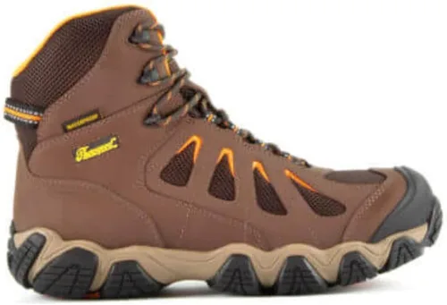 Vista 5 de Thorogood Crosstrex - Botas de senderismo impermeables de 6 pulgadas con punta de seguridad para hombre, cuero transpirable de primera calidad