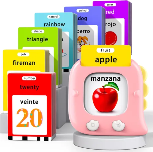 Vista 12 de Kidzdo - Tarjetas Didácticas Parlantes de Dinosaurios con 254 palabras, regalos de cumpleaños para niños de 1 a 6 años, juguetes educativos