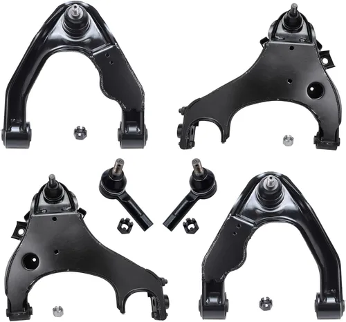 Vista 106 de Detroit Axle - Kit de extremo delantero RWD para Chrysler 300 Dodge Charge Challenger 2011-2019, 2 brazos de control inferiores traseros 2 rótulas