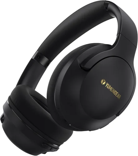 YUMONDEAR Auriculares Bluetooth Over Ear, 80 Horas de Reproducción Auriculares Inalámbricos con Micrófono ENC, Graves Profundos EQ, Comodidad