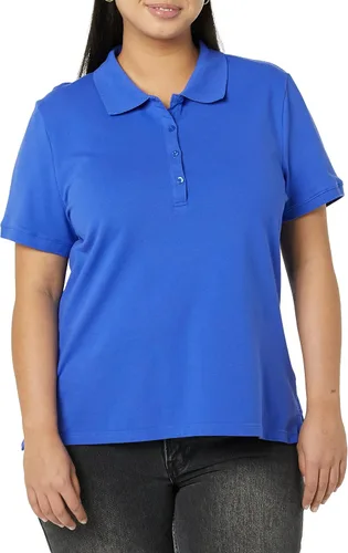 Vista 4 de Tienda Essentials Polo de manga corta para mujer (disponible en tallas grandes)