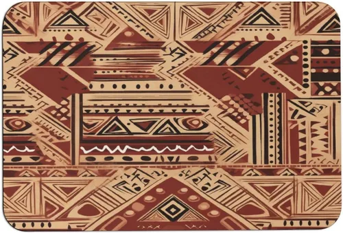 Vista 14 de Bath Mat Rug Rustic Green Fair Isle Holiday Print Thin Diatomaceous Earth Bath Mat Forest Green Knit Super Absorbent Ultra Thin Bathroom Rugs Fit