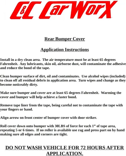 Vista 7 de C&C CarWorx - Protector de parachoques trasero de repuesto compatible con Subaru Impreza Hatchback de 5 puertas 2017, 2018, 2019, 2020, 2021, 2022