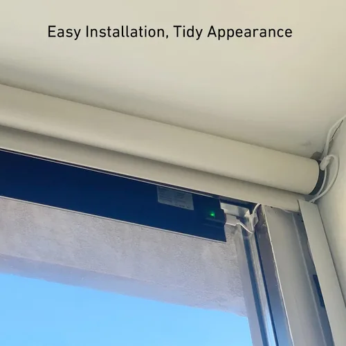 Vista 5 de Panel solar USB de 5 V, cargador solar para persianas de ventanas, persianas enrollables, persianas motorizadas, puerto USB, panel solar de alta