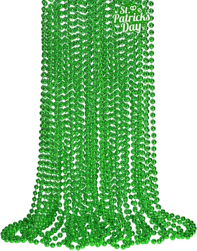 Vista 17 de ZZYFGH Collar de cuentas de Mardi Gras 12 piezas y Mini King Cake Babies 6 piezas Oro Metálico Morado Verde Accesorio de Disfraz para Fiesta