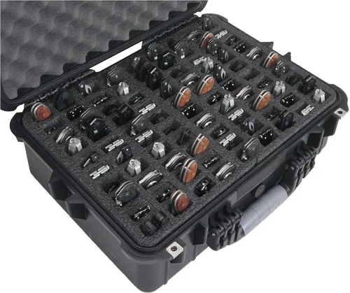 Case Club Estuche plegable para 90 cuchillos: estuche organizador de viaje y almacenamiento resistente al agua que se adapta a una variedad de