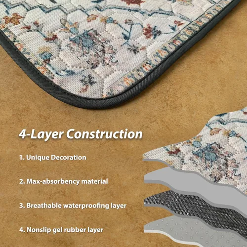 Vista 5 de nunubaby Almohadillas lavables para orina para perros, elegantes, antideslizantes y a prueba de fugas. Almohadillas reutilizables para orinal