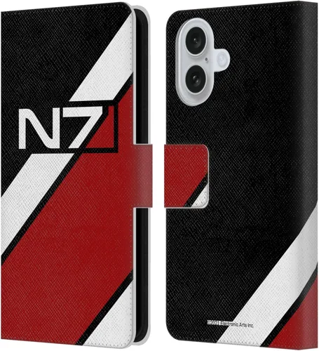 Vista 14 de Head Case Designs Officially Licensed EA Bioware Mass Effect Cerberus Logo Graphics Leather Wallet Case Compatible with Apple iPhone 7 Plus/iPhone 8