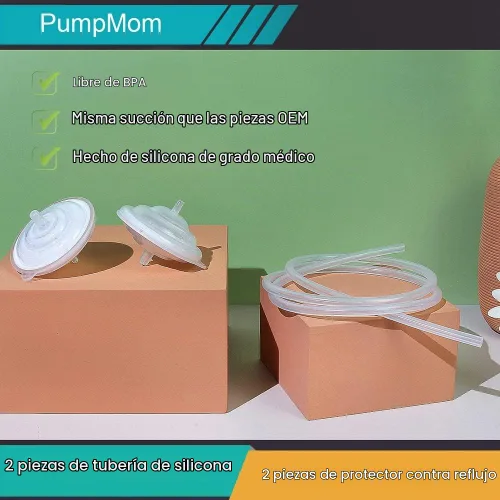 Vista 4 de PumpMom-us Protector de reflujo y tubo para Spectra, piezas de repuesto para extractor de leche Spectra S1 Spectra S2 Spectra 9 Plus