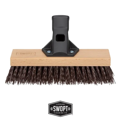 Vista 2 de SWOPT Cabezal de cepillo de superficie rugosa de 10' Premium - Cepillo de cubierta para superficies rugosas y texturizadas, intercambiable con todos