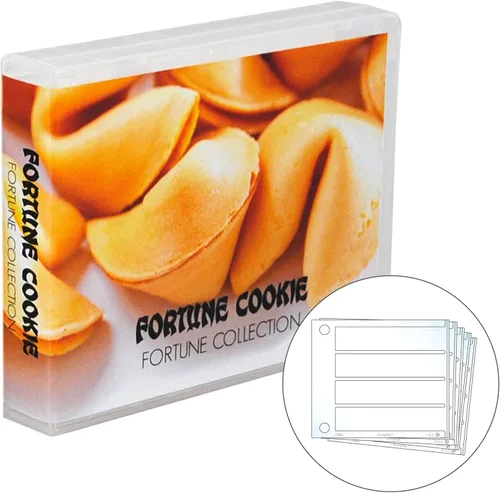 Vista 9 de Fortune Cookie Fortune Collection - Estuche para 10 páginas, capacidad para 40 Fortunes (azul)