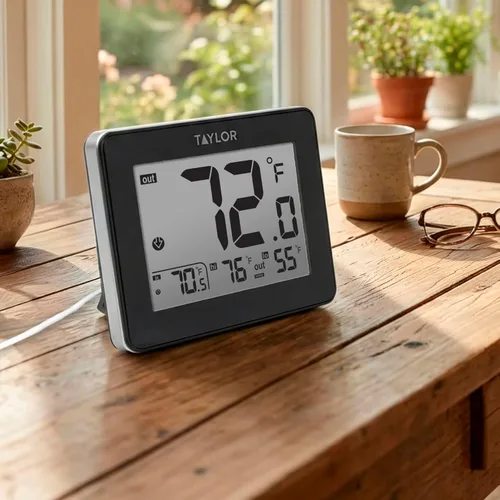 Vista 3 de Taylor Precision Products termómetro digital con cable para interiores/exteriores