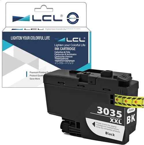 LCL Cartucho de tinta compatible con pigmento de repuesto para Brother LC3035 XXL LC3035XXL LC3035BK MFC-J995DW MFC-J995DW XL (1 paquete de tinta