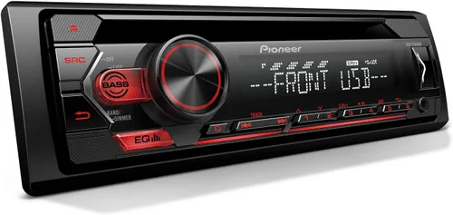 Vista 8 de Pioneer DEH-S4220BT Receptor de CD de 1-Din – Bluetooth, USB/AUX, Cambio de Color, FLAC, Radio AM/FM, Cara Desmontable, 50W x 4, Control de Voz
