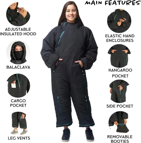 Vista 2 de Saco de dormir portátil Selk'bag Original - Saco de dormir para exteriores e interiores - Traje de saco de dormir - Rango de temperatura de 35 a 44