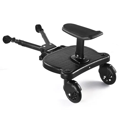 Vista 5 de Tabla universal para cochecito de bebé con accesorio de asiento, conectores para cochecito de bebé, versátil y práctico, ideal para viajar, ir