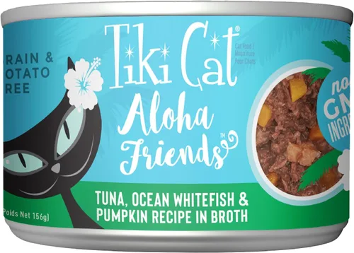 Vista 19 de Tiki Cat Aloha Friends - Paquete variado de alimentos húmedos de atún, 5.5 onzas, 8
