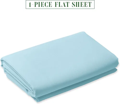 Vista 2 de Amazon Elegant Comfort - Sábana encimera de lujo en Amazon Elegant Comfort sin arrugas, 1500 hilos, calidad hotelera, 1 pieza