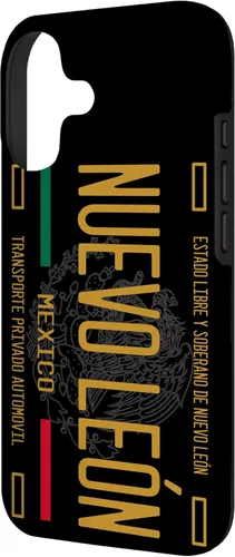 Vista 2 de Neoleonés Nuevo Leon License Plate Phone Case for iPhone 17
