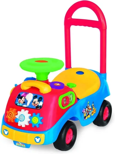 Kiddieland Mickey & Friends - Coche de actividades con luces y sonidos