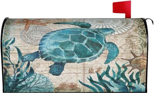 Vista 21 de Funda magnética para buzón de bandera estadounidense, Día de la Independencia, patriótico, impermeable, para buzón, decoración de buzón de 21 x 18